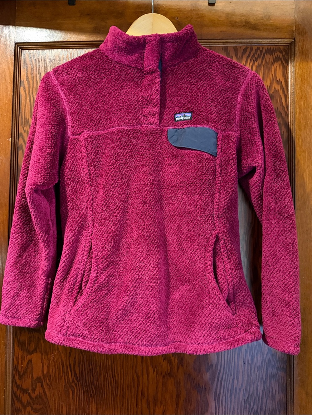 Patagonia Worn Wear Girls Re-Tool Snap-T Pullover Sz XL (14)